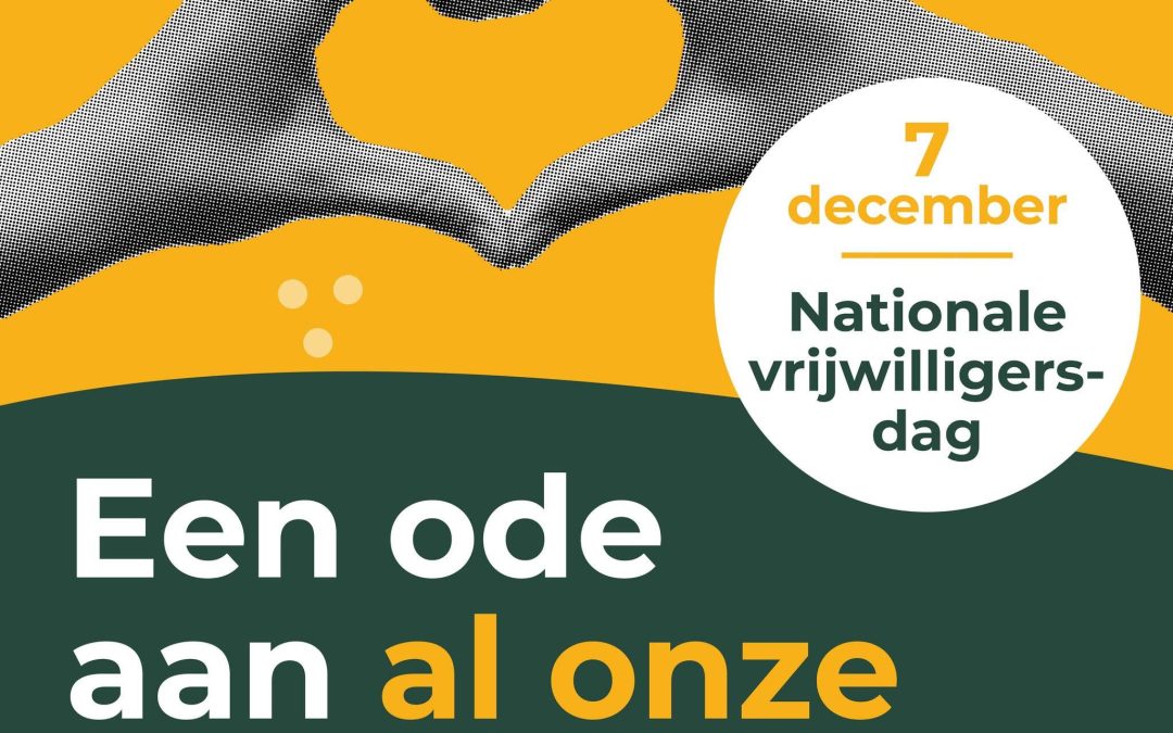 Een ode aan al onze vrijwilligers!