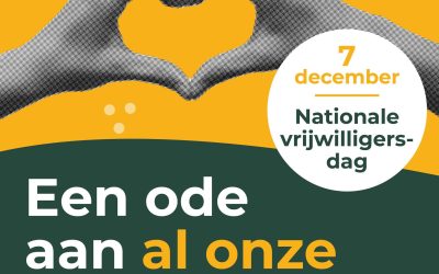 Een ode aan al onze vrijwilligers!