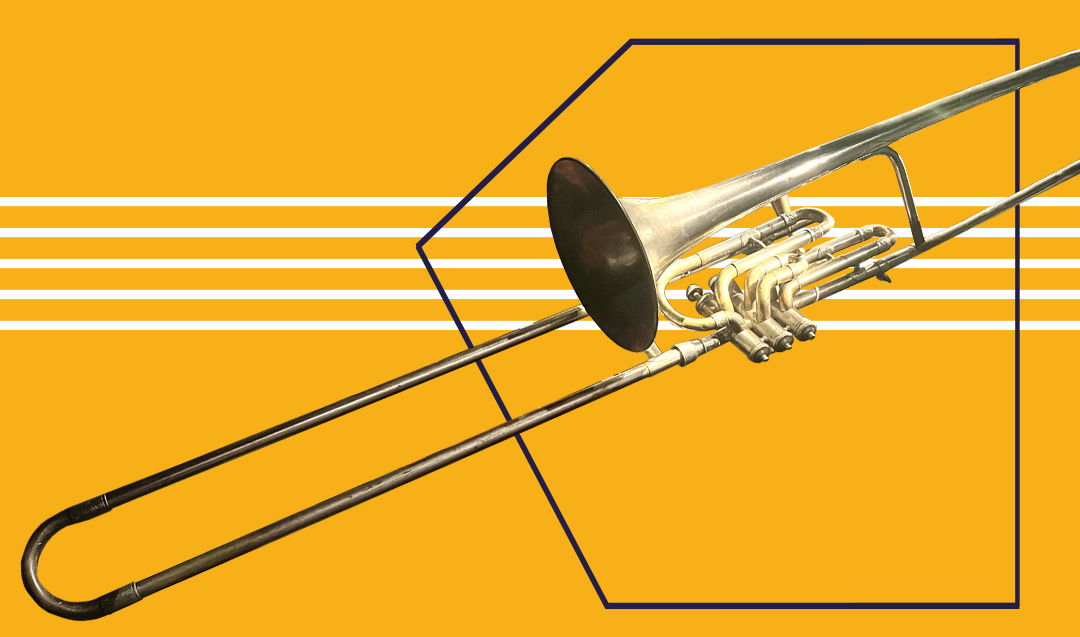 De gecombineerde trombone